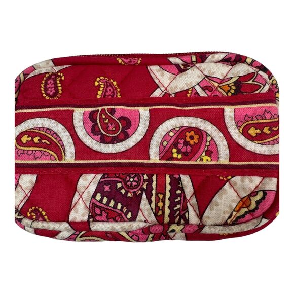 Vera Bradley Retired Rosie Posie Tech Case Wristlet‎ Coin Pouch Wallet Zipper - Picture 2 of 6